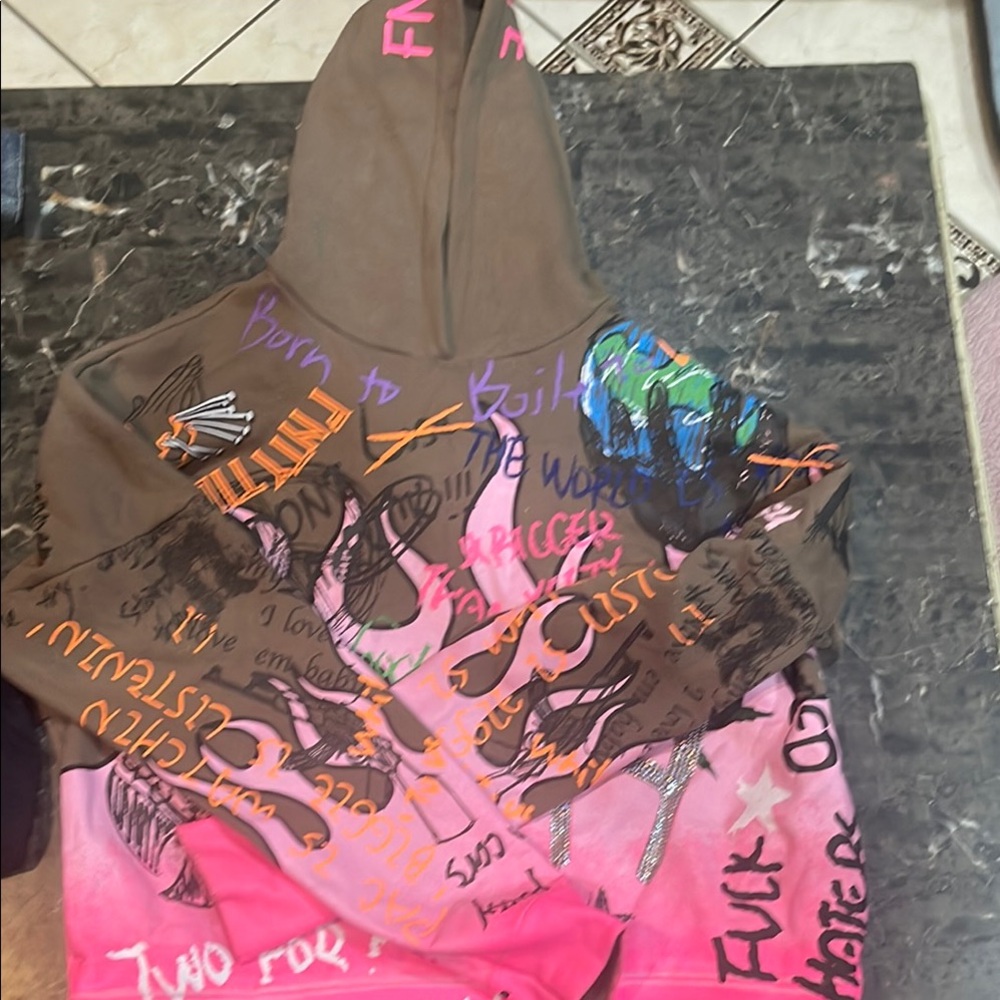 Colorful Graphic Hoodie